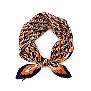 Wholesale Pleated Silk Scarf maker