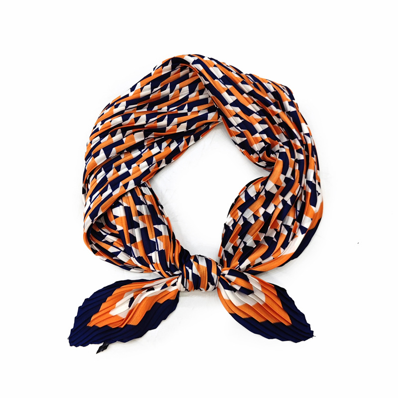Wholesale Pleated Silk Scarf maker