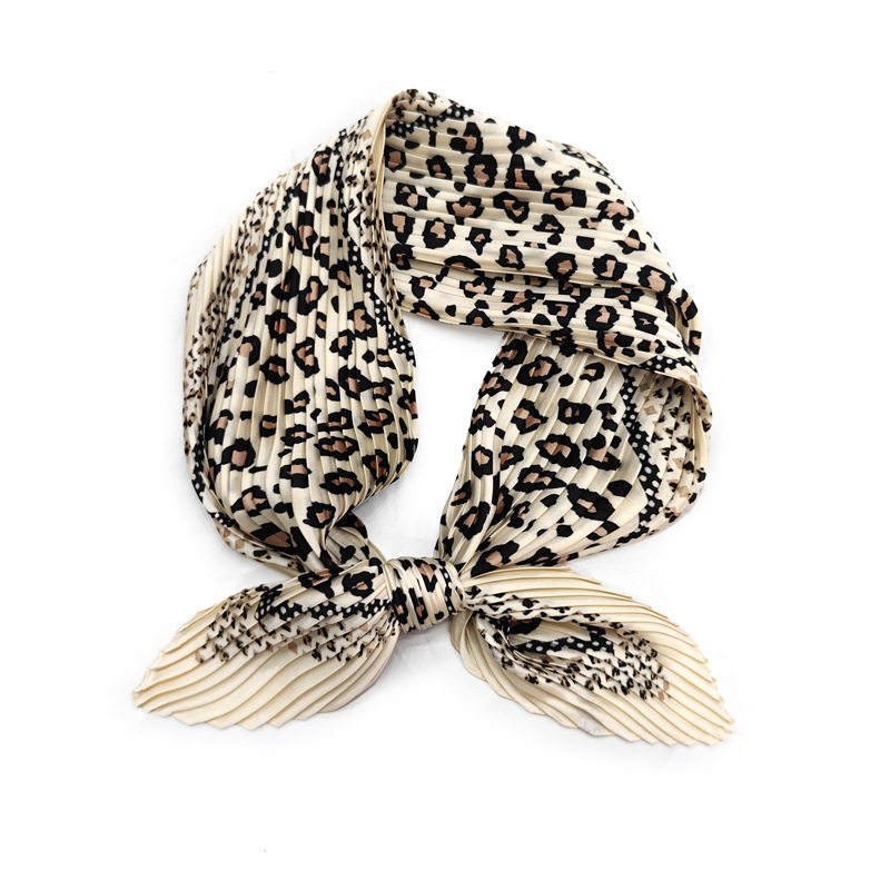 Silk women pleated scarf wholesale