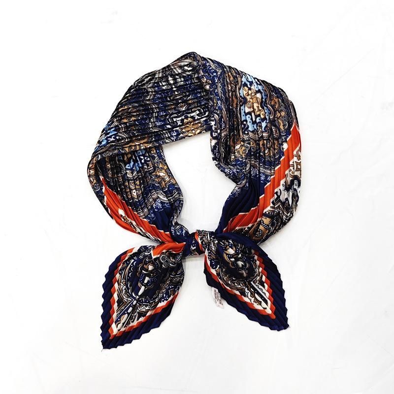 Women 70cm pleated scarf wholesale