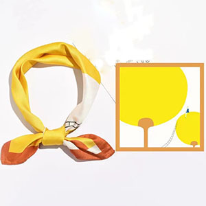 Custom silk scarf china
