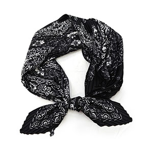 Wholesale Muslim Pleated Square Scarf