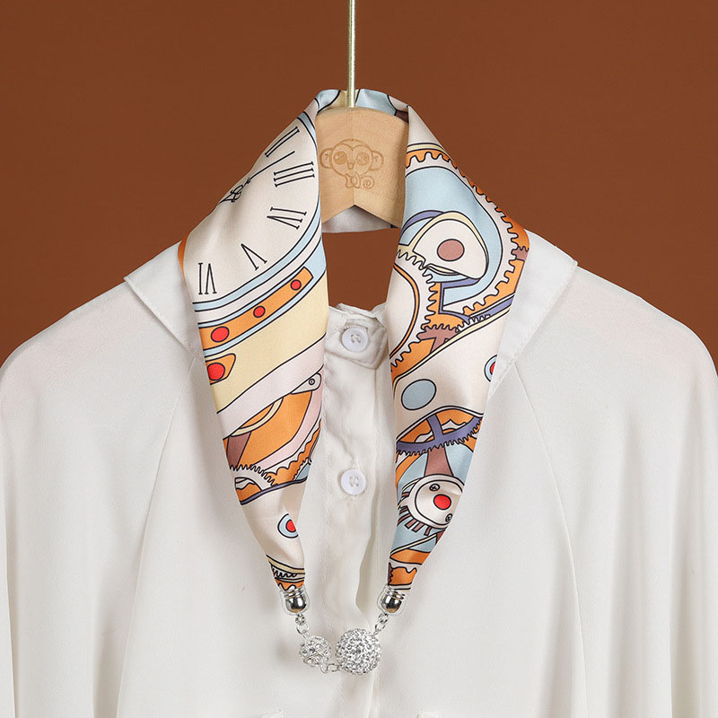Wholesale magnetic Silk scarf