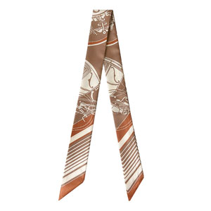 Custom handbag ribbon twilly scarf