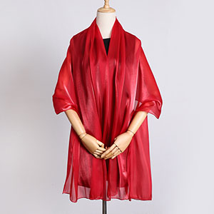 Custom chiffon scarf with logo
