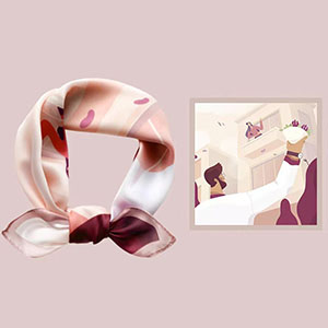 Custom silk scarf printing manufacturers