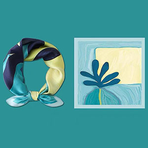 Personalized Silk Scarf With Your Design