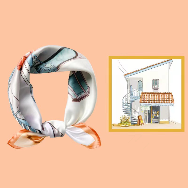 Wholesale silk scarf Digital Printing