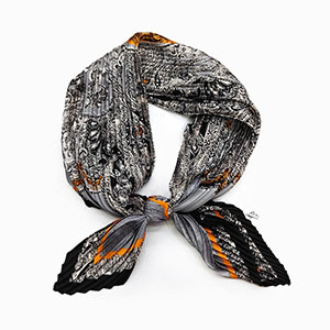 Wholesale chiffon pleated scarf