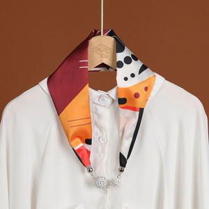 Custom Magnetic Silk Scarf wholesale