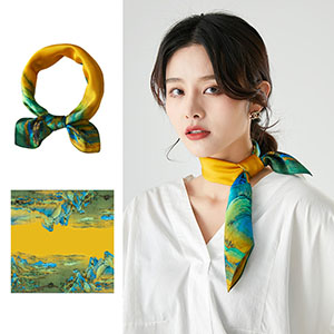 Digital Printing Silk Scarf factory