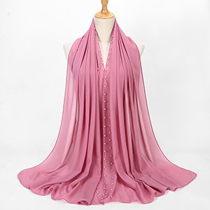 Wholesale Hijab Pearl Beads Headscarf