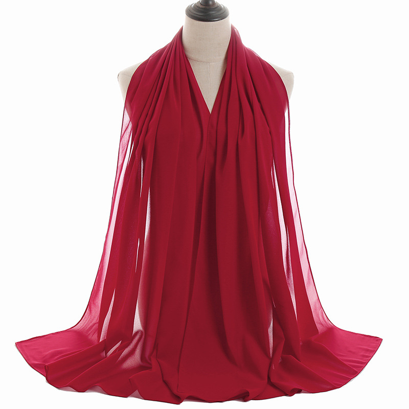 Wholesale pearl chiffon scarf bulk