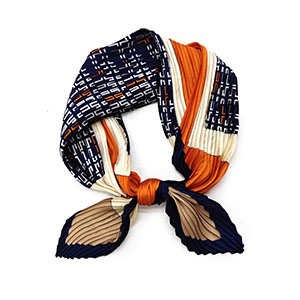 Wholesale pleated silk scarf bulk