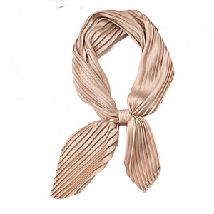 wholesale pleated scarf with logo