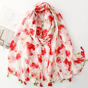 Women's Custom Printed Logo Scarves