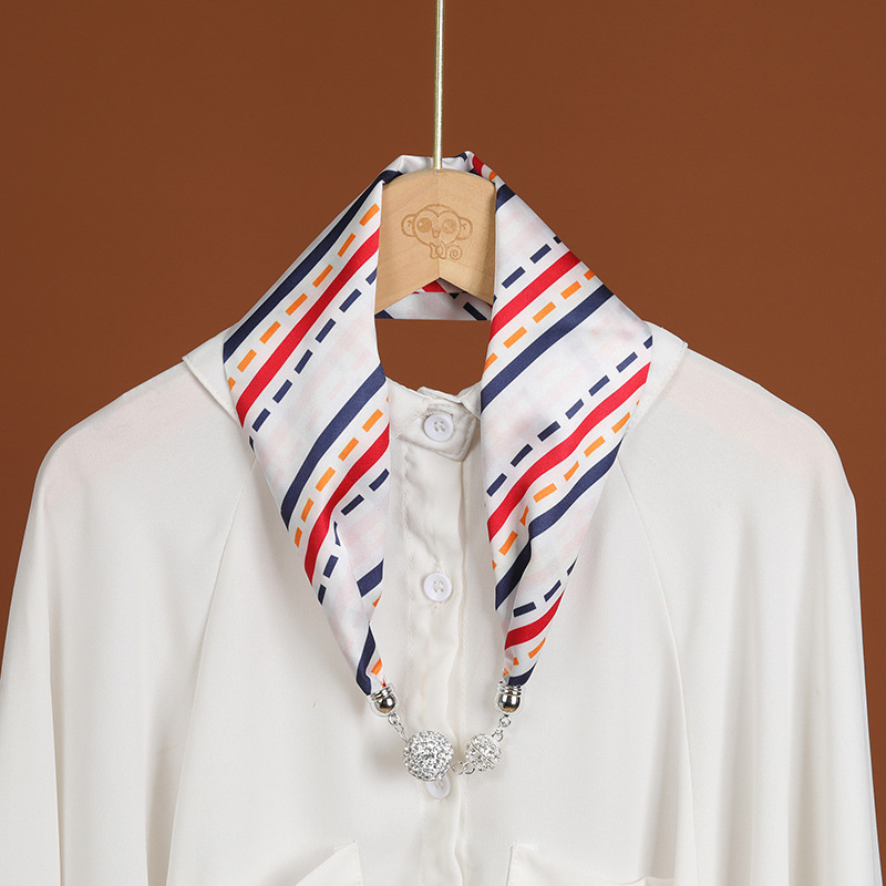 Wholesale Magnetic Silk Scarf Supplier