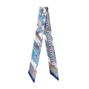Custom Handbag Handle Ribbon Silk Scarf