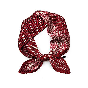 Wholesale Pleated Silk Scarf distributor