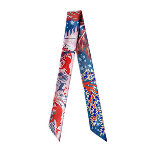 custom silk ribbon scarf wholesale