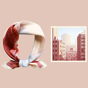 Wholesale silk scarf trader