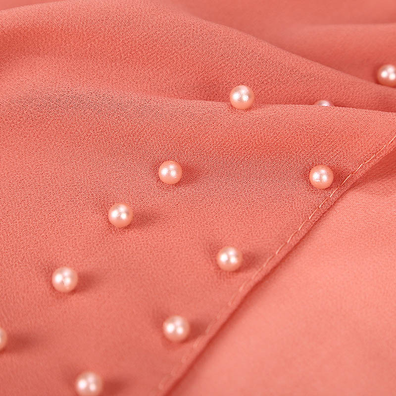 Wholesale Hijab Pearl Beads Headscarf