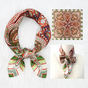 Custom printed scarves with photos or designs