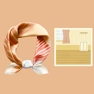 Wholesale silk scarf 60cm