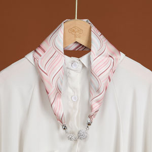 Custom Magnetic Silk Scarf