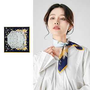 Custom Digital Printing Silk Scarf factory