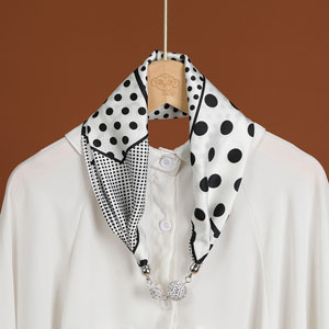 Magnetic Silk Scarf Custom Printed Scarf