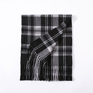 Wholesale cheap plaid cashmere scarf