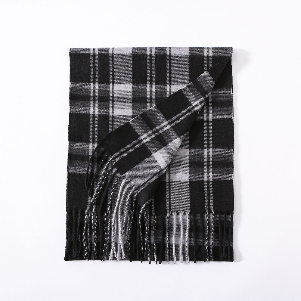 Wholesale cheap plaid cashmere scarf