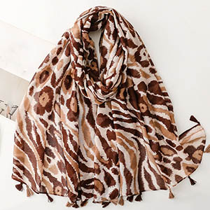 Wholesale zebra print cotton scarf Supplies