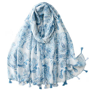 custom cotton scarf in china