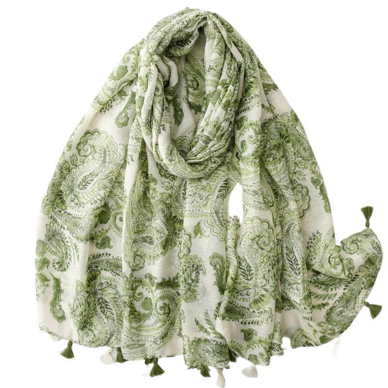 custom cotton scarf in china