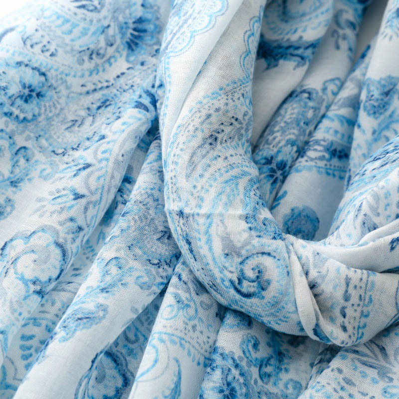 custom cotton scarf in china