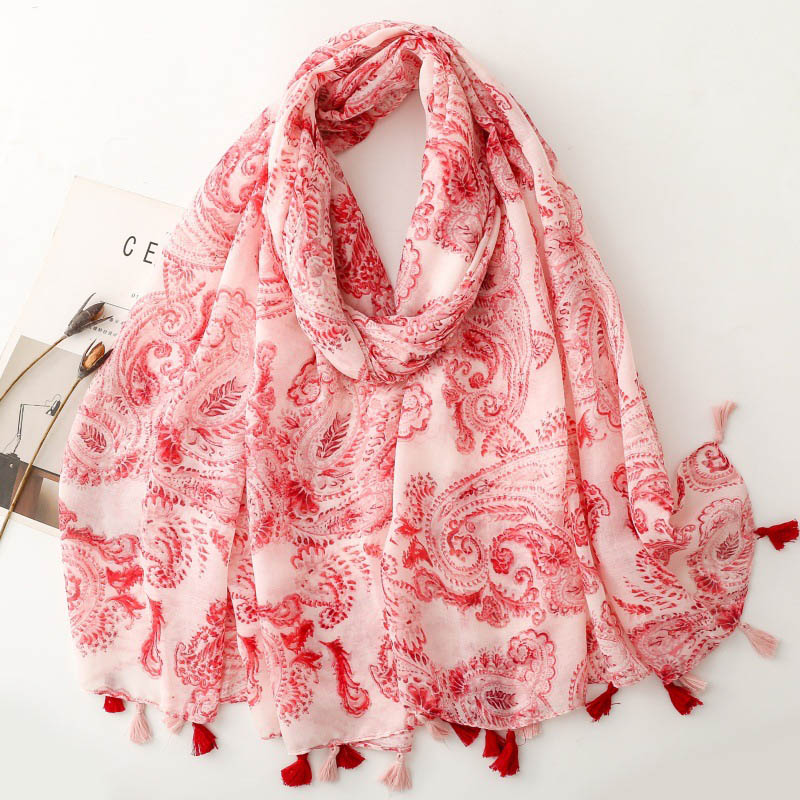 custom cotton scarf in china