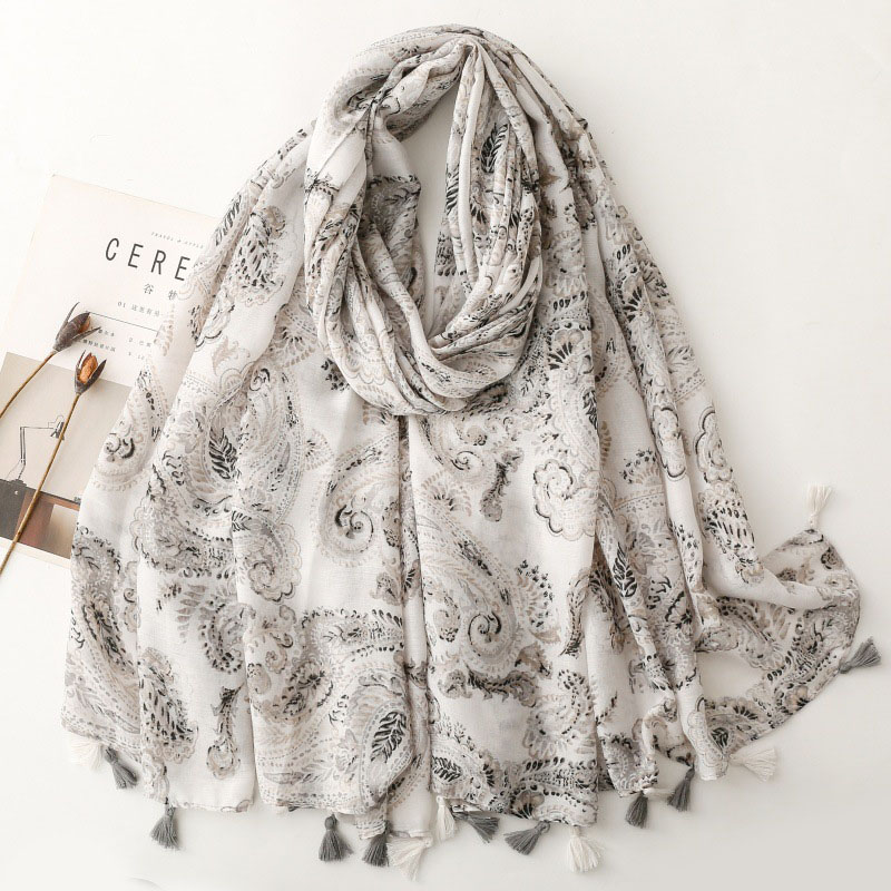 custom cotton scarf in china