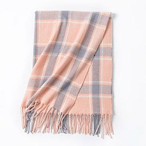 custom plaid cashmere scarf factory