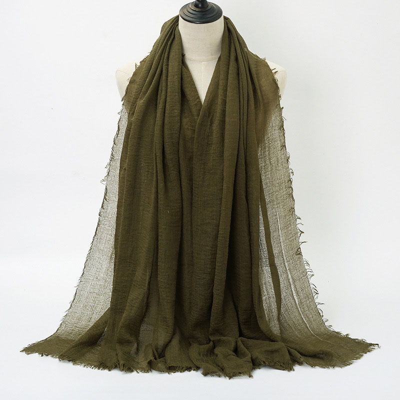 custom printed cotton scarf factory