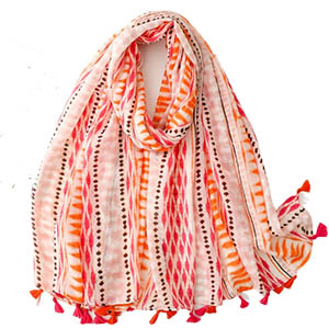 custom printed cotton scarves china