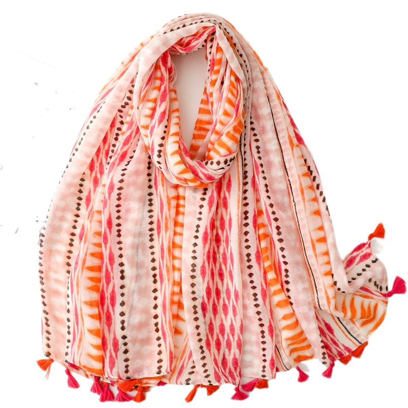 custom printed cotton scarves china