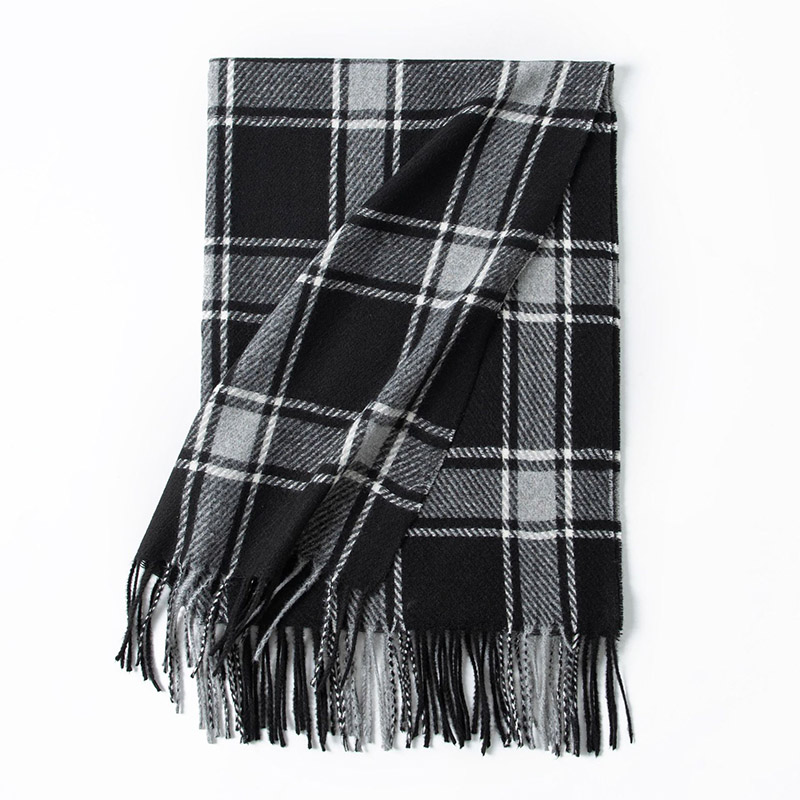 wholesale cashmere plaid scarf manufacturer