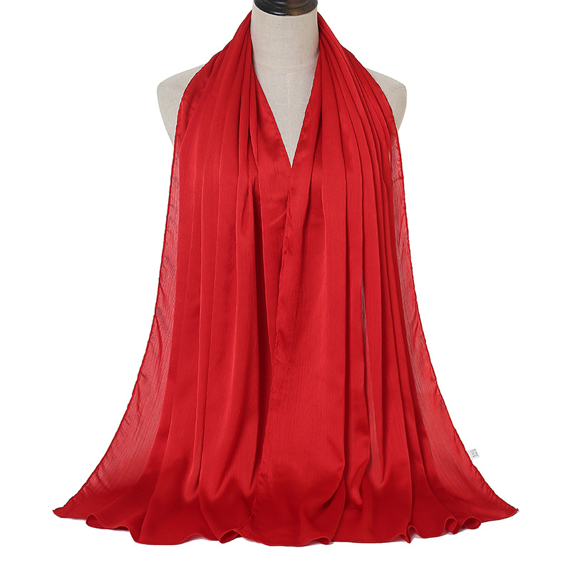 wholesale chiffon silk scarf factory