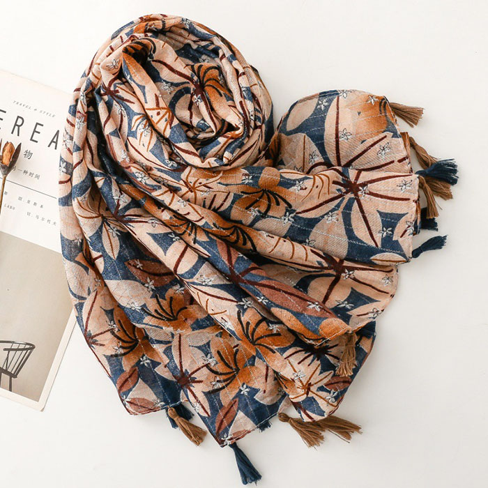 wholesale cotton linen scarf manufacturer