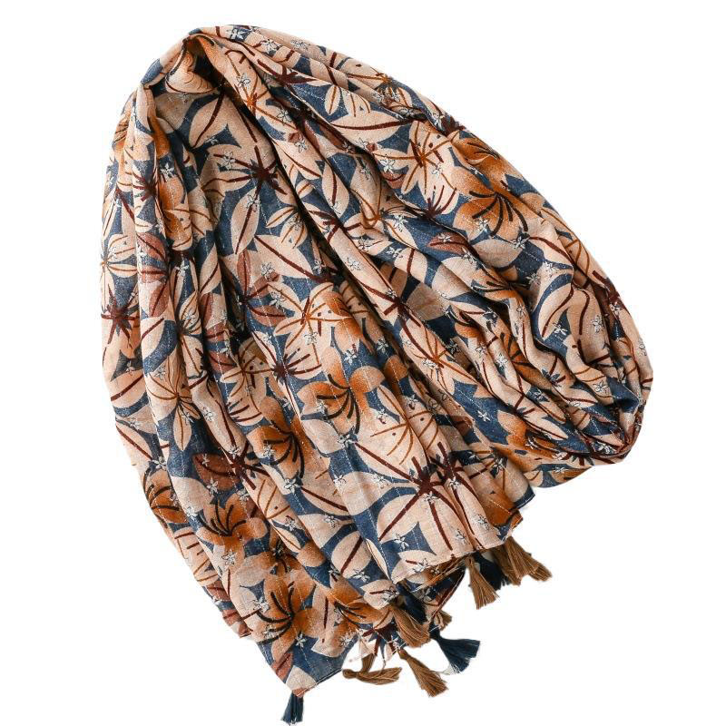 wholesale cotton linen scarf manufacturer