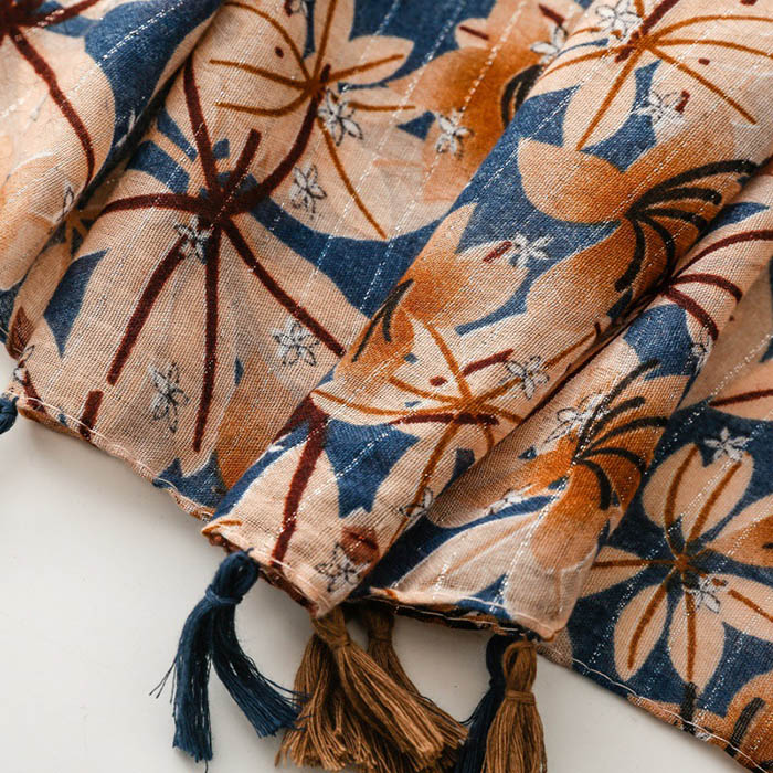 wholesale cotton linen scarf manufacturer