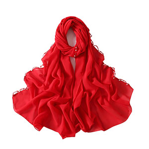 wholesale pearl chiffon head scarf manufacturer