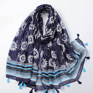 wholesale sunflower cotton scarf suppliers